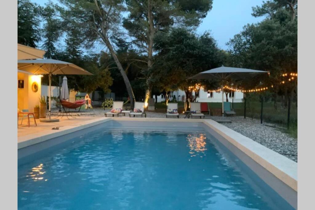 Gite Dans Les Pins Avec Piscine Villa Mazan Eksteriør billede